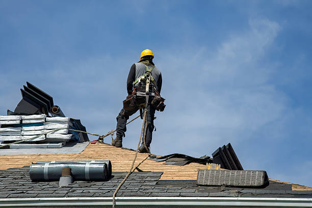 Professional Roofing technician working in Schenectady, NY